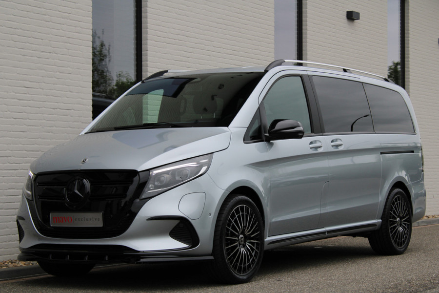 Mercedes-Benz Eqv 300 L2 / AMG / Luchtvering / Dubbele Cabine / Black Edition / 360 Camera / Vol Opties / NIEUWSTAAT