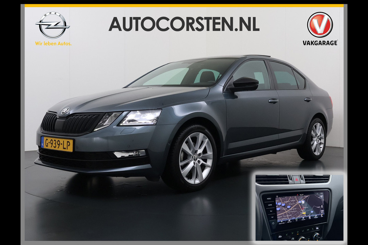 Škoda Octavia 1.5TSI 150PK Trekhaak Panoramadak Navi Ecc Apple Carplay Android Auto Greentech Business Edition Plus Stoelverwarming Cruise Control Isofix Lmv DAB 1e Eigenaar Origineel Nederlandse Auto