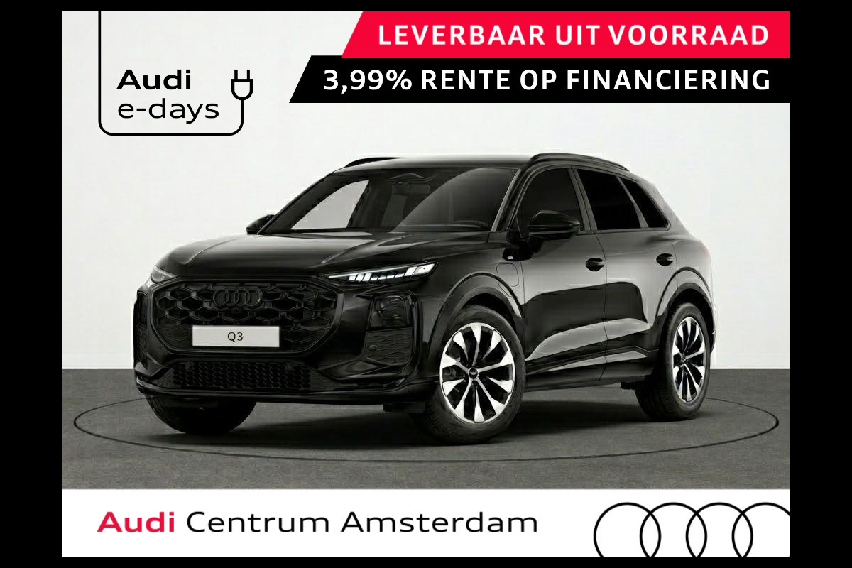 Audi Q3 S edition e-hybrid 272 pk | Techniekpakket plus | Panorama-glasdak | Optiekpakket zwart-glanzend | Trekhaak mech. zwenkbaar |