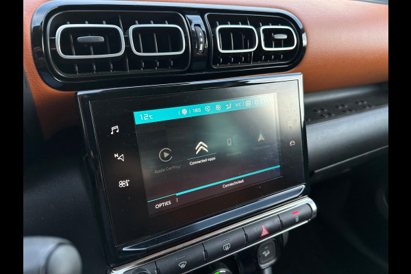 Citroën C3 Aircross 1.2 S&S Shine Automaat, Camera, CarPlay, Cruise, Trekhaak, Head-Up, PDC