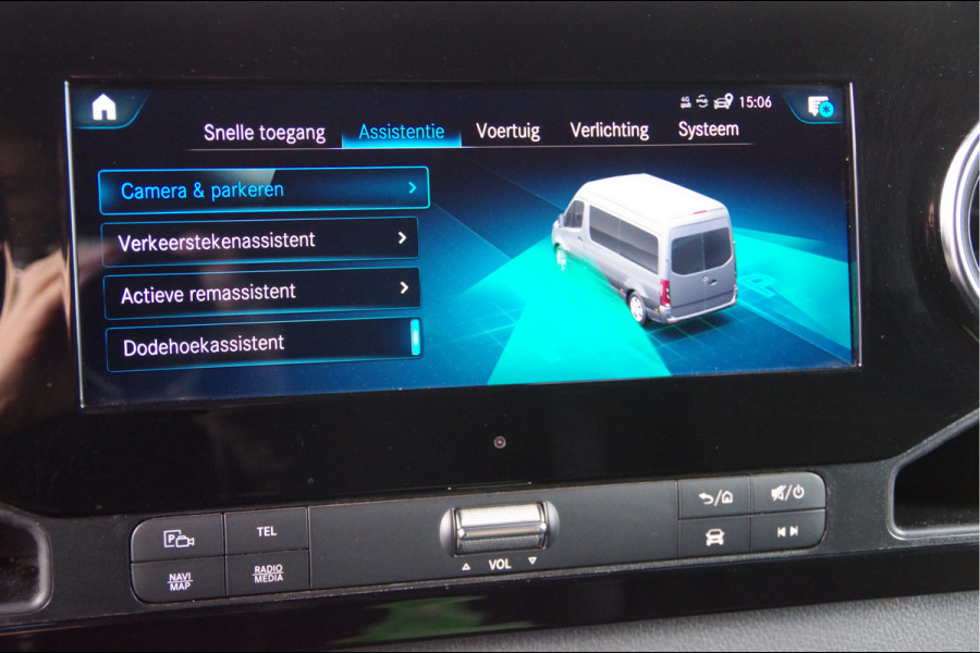 Mercedes-Benz Sprinter 319 3.0 CDI V6 L2H1 AUT. LED, TREKHAAK, 360 CAMERA, ADAPT. CRUISE, MBUX 10'', STOELVERWARMING, STANDKACHEL, NAVI, CLIMA, PARKEER