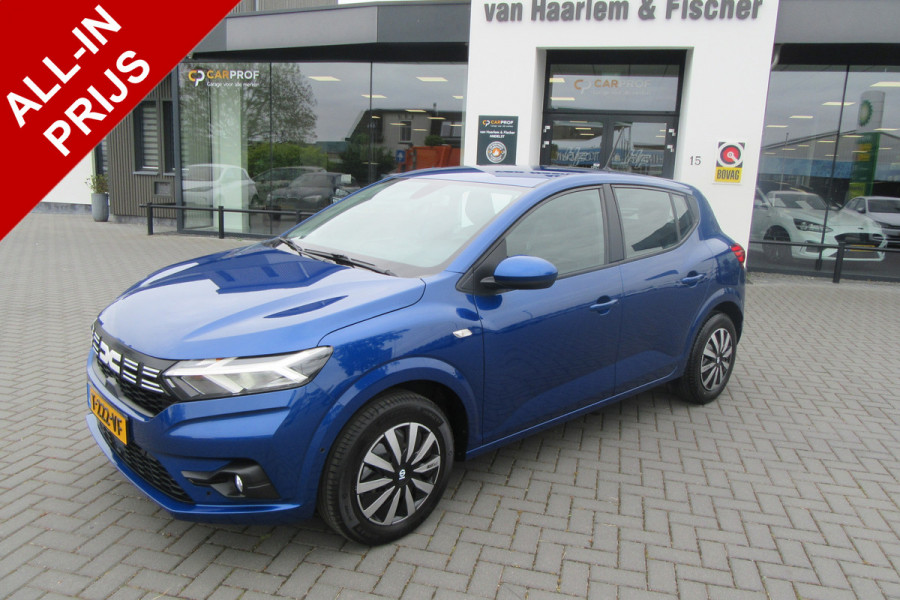 Dacia Sandero 1.0 TCe 90 Expression, Navi, Camera, Blind Spot, Trekhaak