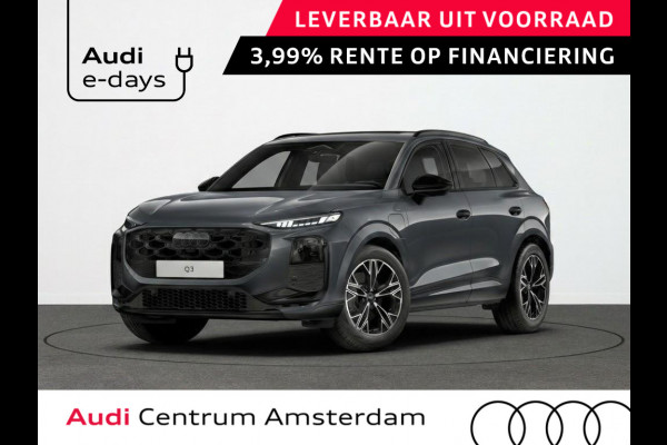 Audi Q3 S edition e-hybrid 272 pk | Panorama-glasdak | Optiekpakket zwart-glanzend | Sportstoelen zwart leder | Techniekpakket plus |