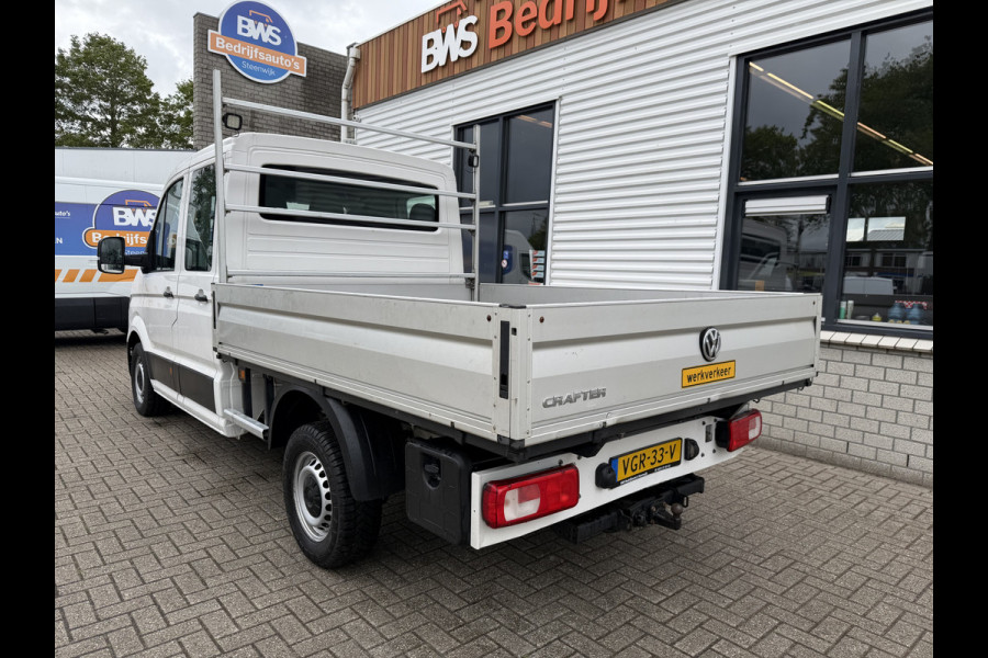 Volkswagen Crafter 35 2.0 TDI 177pk L3 EL DC 6 persoons Comfortline / RWD achterwielaandrijving / euro 6 / lease vanaf € / trekhaak 3500kg / camera / bpm vrij / vaste prijs rijklaar € 23.950 ex btw