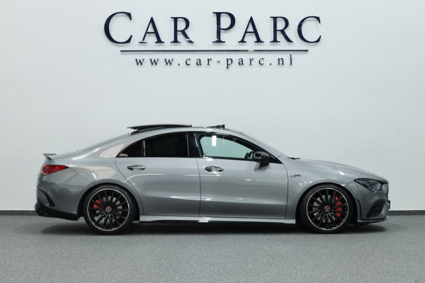 Mercedes-Benz CLA-Klasse AMG 35 4MATIC 360+PK MULTIBEAM/SFEER/VIRTUAL/PANO/HALF LEER+S.VERWARMING+MEMORY/360/ACC/12 MDN GARANTIE!
