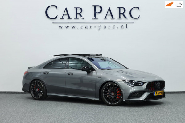 Mercedes-Benz CLA-Klasse AMG 35 4MATIC 360+PK MULTIBEAM/SFEER/VIRTUAL/PANO/HALF LEER+S.VERWARMING+MEMORY/360/ACC/12 MDN GARANTIE!