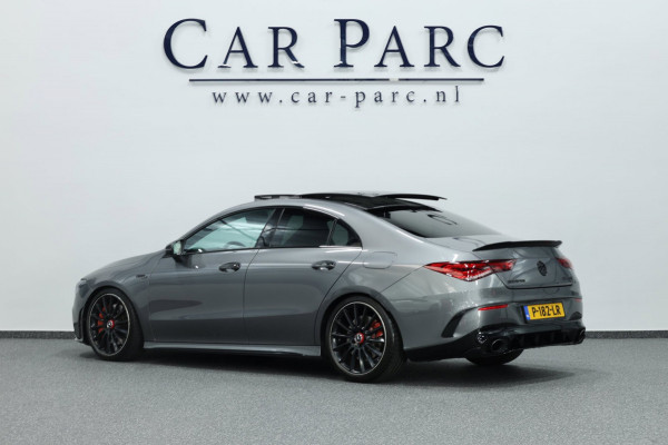 Mercedes-Benz CLA-Klasse AMG 35 4MATIC 360+PK MULTIBEAM/SFEER/VIRTUAL/PANO/HALF LEER+S.VERWARMING+MEMORY/360/ACC/12 MDN GARANTIE!