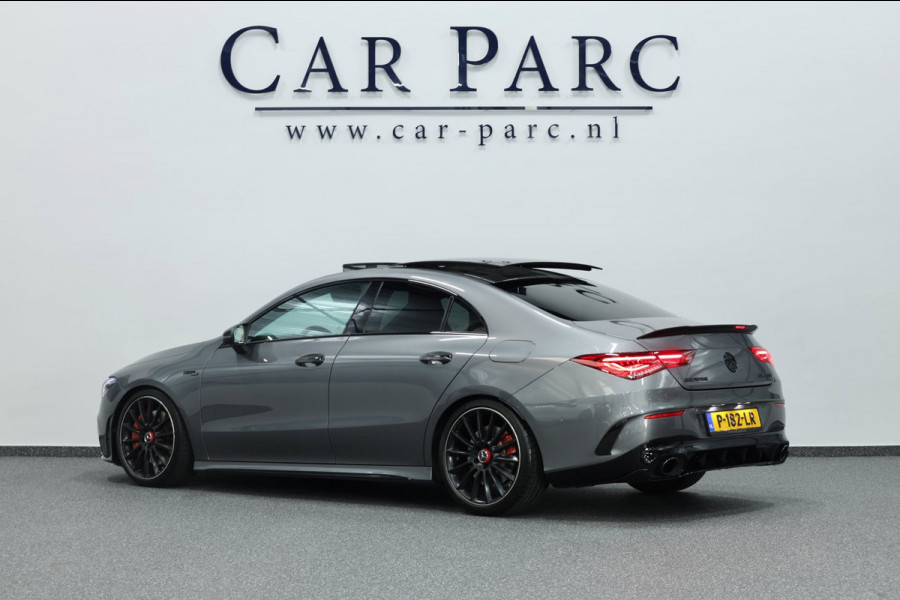 Mercedes-Benz CLA-Klasse AMG 35 4MATIC 360+PK MULTIBEAM/SFEER/VIRTUAL/PANO/HALF LEER+S.VERWARMING+MEMORY/360/ACC/12 MDN GARANTIE!