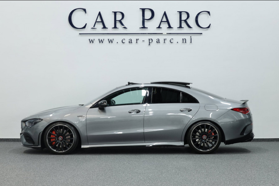 Mercedes-Benz CLA-Klasse AMG 35 4MATIC 360+PK MULTIBEAM/SFEER/VIRTUAL/PANO/HALF LEER+S.VERWARMING+MEMORY/360/ACC/12 MDN GARANTIE!