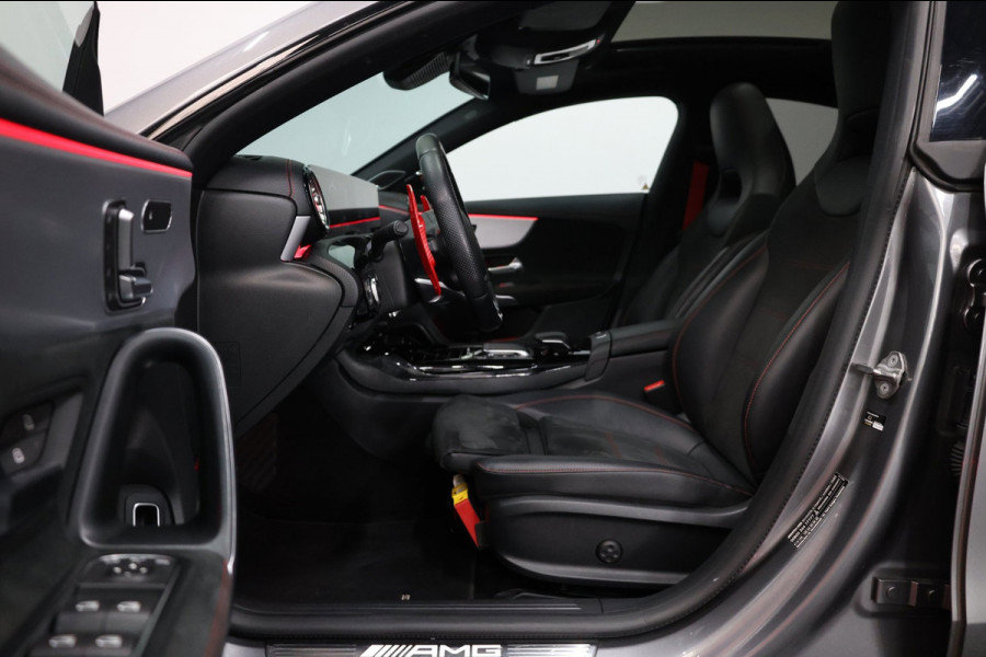 Mercedes-Benz CLA-Klasse AMG 35 4MATIC 360+PK MULTIBEAM/SFEER/VIRTUAL/PANO/HALF LEER+S.VERWARMING+MEMORY/360/ACC/12 MDN GARANTIE!