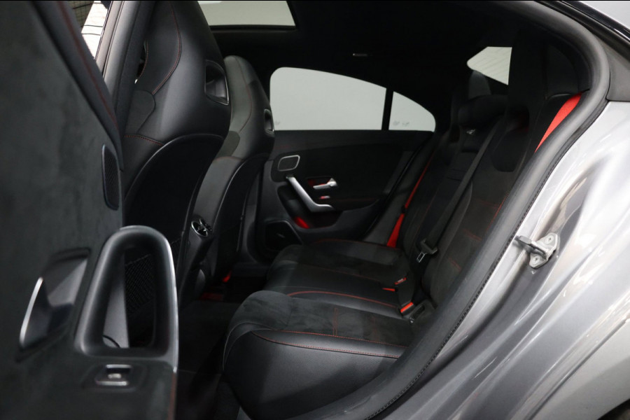 Mercedes-Benz CLA-Klasse AMG 35 4MATIC 360+PK MULTIBEAM/SFEER/VIRTUAL/PANO/HALF LEER+S.VERWARMING+MEMORY/360/ACC/12 MDN GARANTIE!