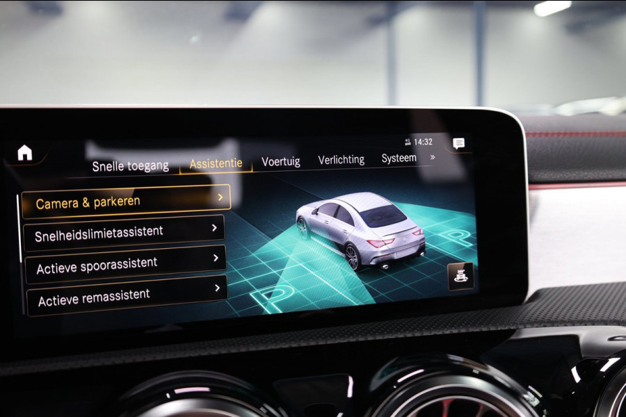 Mercedes-Benz CLA-Klasse AMG 35 4MATIC 360+PK MULTIBEAM/SFEER/VIRTUAL/PANO/HALF LEER+S.VERWARMING+MEMORY/360/ACC/12 MDN GARANTIE!
