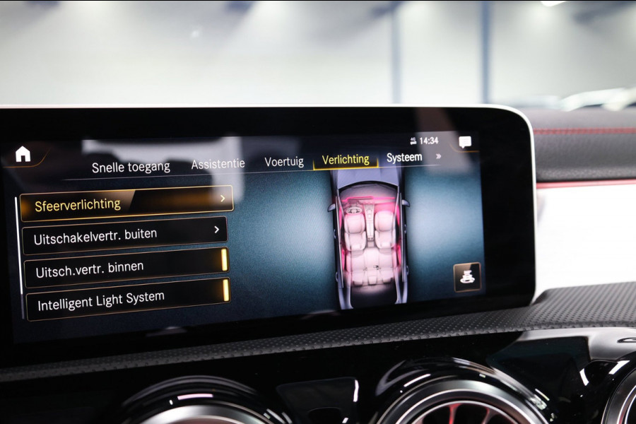 Mercedes-Benz CLA-Klasse AMG 35 4MATIC 360+PK MULTIBEAM/SFEER/VIRTUAL/PANO/HALF LEER+S.VERWARMING+MEMORY/360/ACC/12 MDN GARANTIE!