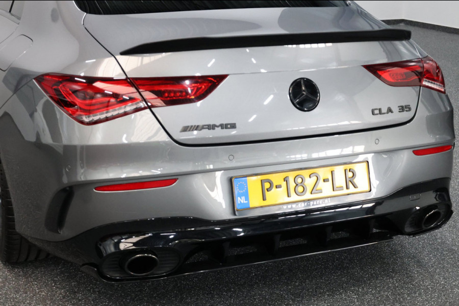 Mercedes-Benz CLA-Klasse AMG 35 4MATIC 360+PK MULTIBEAM/SFEER/VIRTUAL/PANO/HALF LEER+S.VERWARMING+MEMORY/360/ACC/12 MDN GARANTIE!