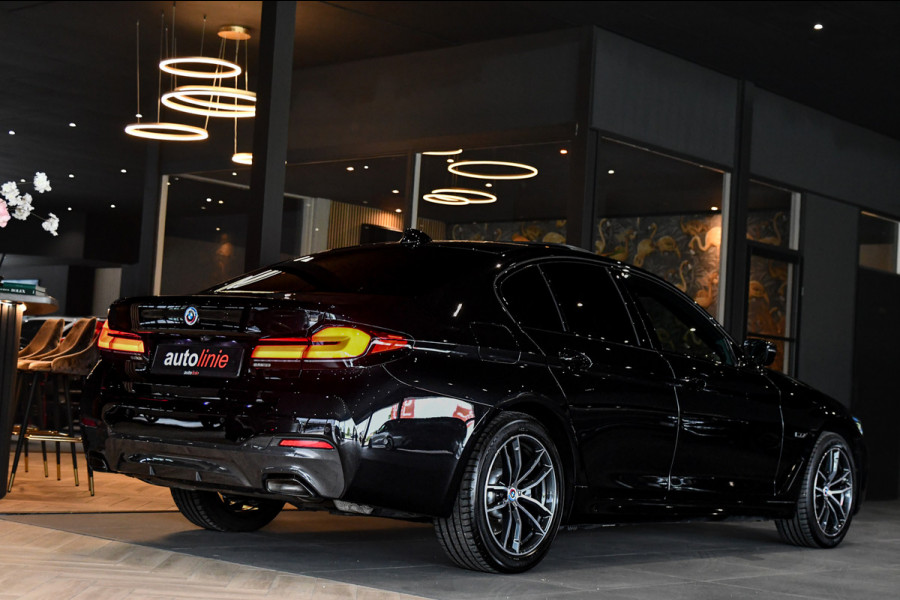 BMW 5 Serie 520e M-Sport, [SoH 90%], Shadow Line, Laser, Memory, HUD, Camera, Carplay, Ambient,