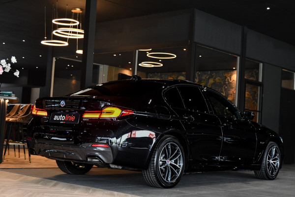 BMW 5 Serie 520e M-Sport, [SoH 90%], Shadow Line, Laser, Memory, HUD, Camera, Carplay, Ambient,