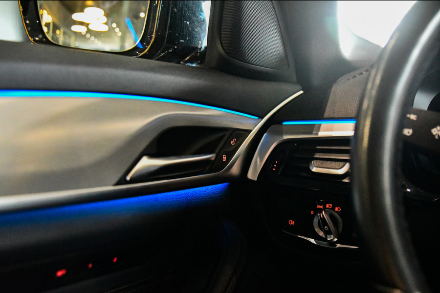 BMW 5 Serie 520e M-Sport, [SoH 90%], Shadow Line, Laser, Memory, HUD, Camera, Carplay, Ambient,
