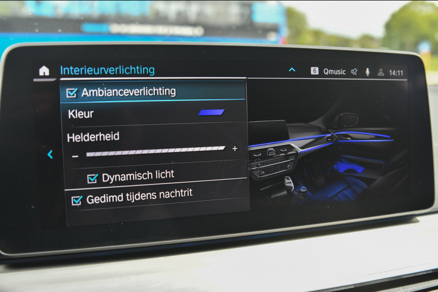 BMW 5 Serie 520e M-Sport, [SoH 90%], Shadow Line, Laser, Memory, HUD, Camera, Carplay, Ambient,