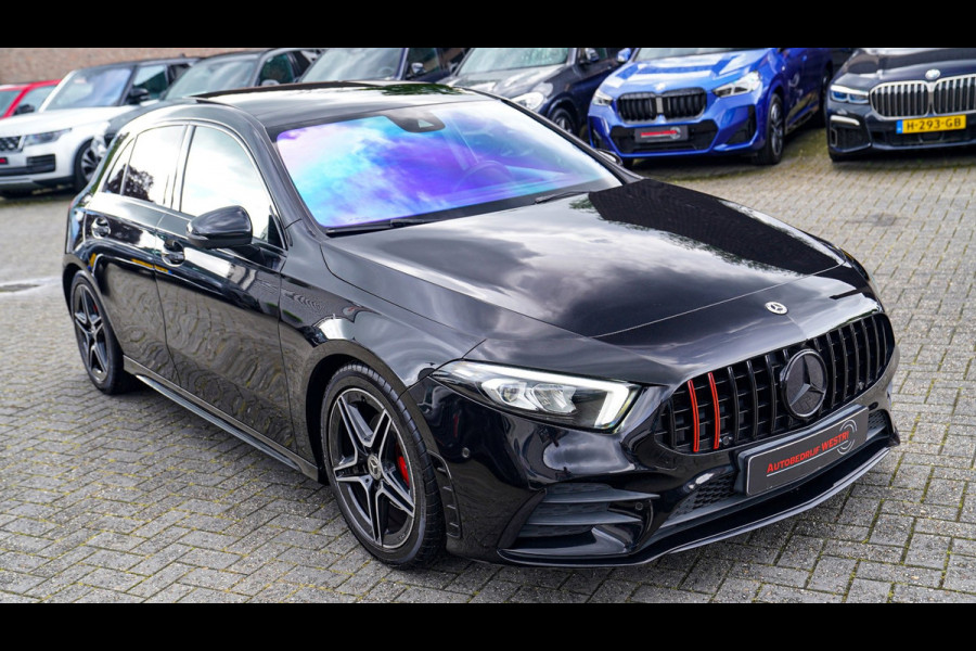 Mercedes-Benz A-Klasse 200 AMG / A35 Look | Panorama | Luxe Leder | Stoelverwarming | Sfeerverlichting | 360 cam | Cruise control