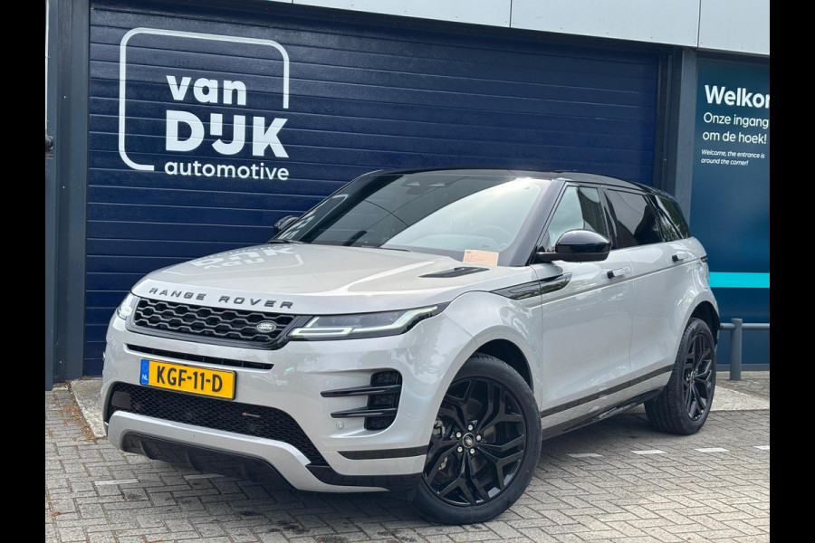 Land Rover Range Rover Evoque 1.5 P300e AWD R-Dynamic SE Panoramadak Lederen bekleding R Dynamic Exterior + Black Pack 20” lichtmetalen velgen