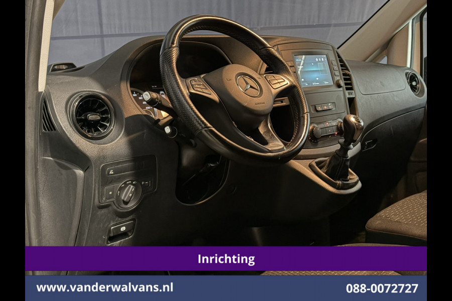 Mercedes-Benz Vito 116 CDI 164pk L3H1 inrichting Euro6 Airco | Camera | Navigatie | Apple Carplay Cruisecontrol, Android Auto, Stoelverwarming, Parkeersensoren, Bijrijdersbank