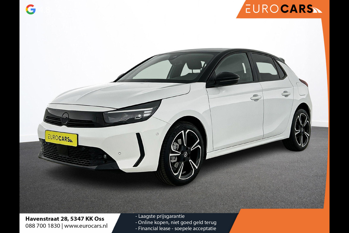 Opel Corsa 1.2 Turbo 136pk Hybrid GS Automaat Navigatie Apple Carplay/ Android Auto Camera Parkeersensoren Cruise Control Stoel- en stuurverwarming Airco Lichtmetalen velgen Getinte ramen