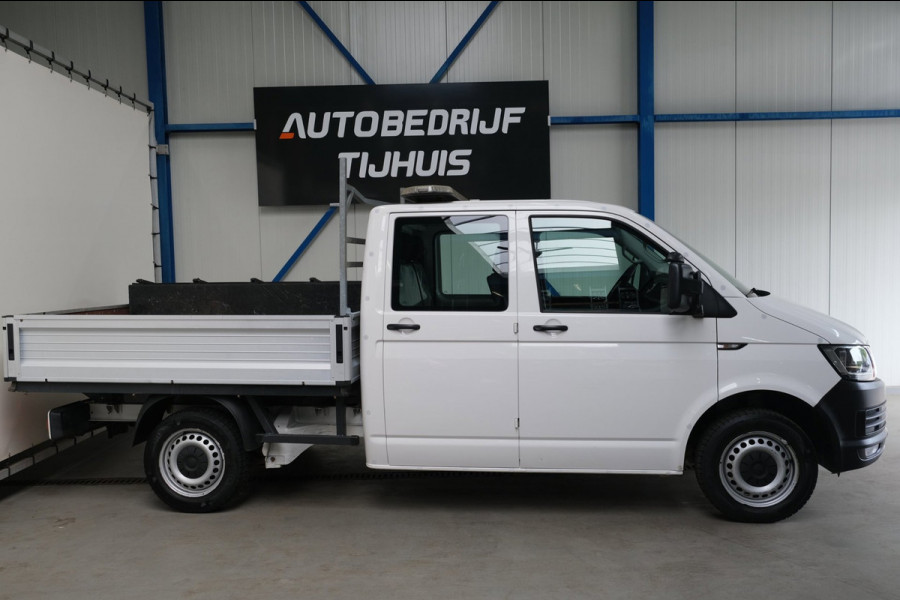 Volkswagen Transporter 2.0 TDI L2H1 DC Comfortline Pick-up - Airco, Cruise, PDC, Trekhaak.