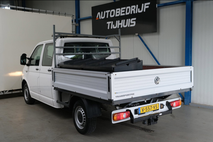 Volkswagen Transporter 2.0 TDI L2H1 DC Comfortline Pick-up - Airco, Cruise, PDC, Trekhaak.