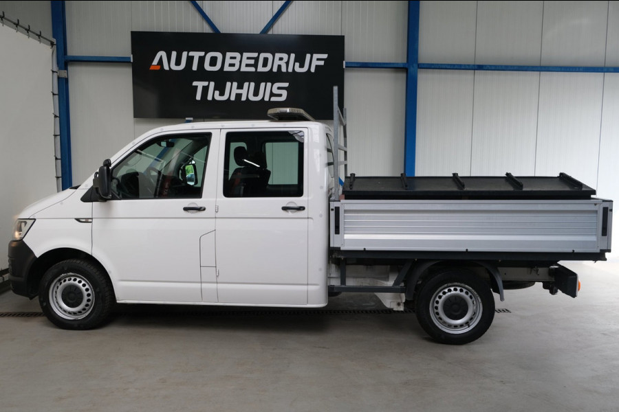 Volkswagen Transporter 2.0 TDI L2H1 DC Comfortline Pick-up - Airco, Cruise, PDC, Trekhaak.
