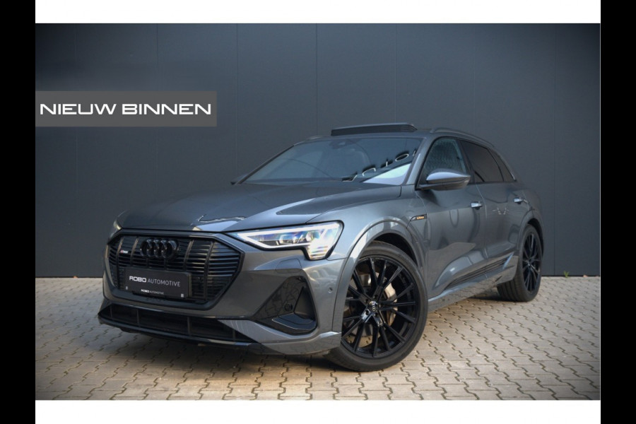 Audi e-tron e-tron 50 quattro Launch edition Black 71 kWh S-Line | Panoramadak | Stoelverwarming | Adaptive Cruise Control | Memory Seat | Parkeersensoren | Keyless | Apple Carplay | SOH 89,39%