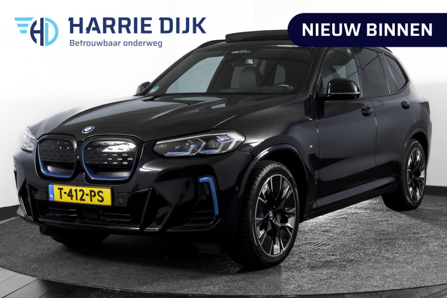 BMW iX3 High Executive M Sport 80 kWh | S/K-Panodak | Laser | Harman/Kardon | Dig. Cockpit | Adapt. Cruise | Stoelverw. | 360 camera | NAV+App. Connect | ECC | LM 20" |