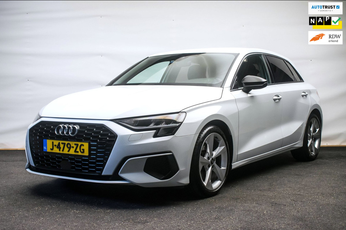 Audi A3 Sportback 30 TFSI Pro Line S NL-auto [ LED Virtual Carplay 18 Inch S Edition Velgen Parkeersensoren ]