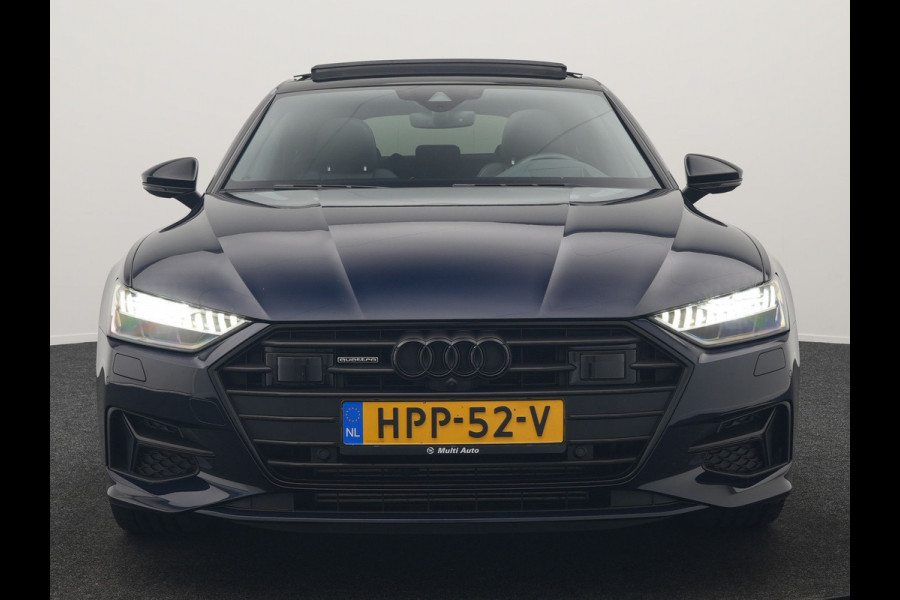 Audi A7 Sportback 50 TFSI e Quattro 2x S Line PHEV 299pk | Trekhaak Af Fabriek | Panodak | Head Up | Adaptive Cruise | Bang & Olufsen | 360 Camera | Alcantara Sportstoelen Memory & Verwarmd | Matrix LED | Stuur Verwarmd | Sfeerverlichting | Keyless | Plug In Hybrid |