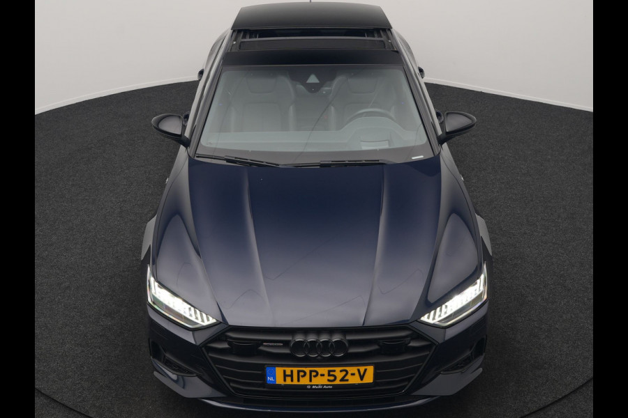 Audi A7 Sportback 50 TFSI e Quattro 2x S Line PHEV 299pk | Trekhaak Af Fabriek | Panodak | Head Up | Adaptive Cruise | Bang & Olufsen | 360 Camera | Alcantara Sportstoelen Memory & Verwarmd | Matrix LED | Stuur Verwarmd | Sfeerverlichting | Keyless | Plug In Hybrid |
