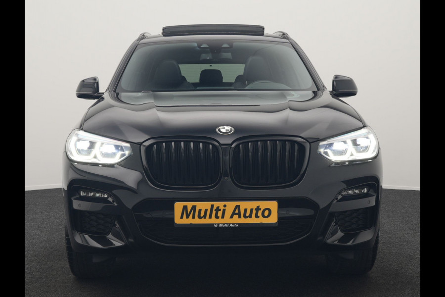 BMW X3 xDrive30e M Sport PHEV 293pk Dealer O.H. | Trekhaak Af Fabriek | Panodak | Head Up | 360 Camera | Adaptief Onderstel | Lederen Sportstoelen Memory & Verwarmd | Sfeerverlichting | Stuur Verwarmd | Keyless | Blis | Apple Carplay | Plug In Hybrid |