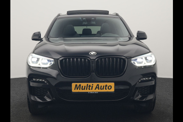 BMW X3 xDrive30e M Sport PHEV 293pk Dealer O.H. | Trekhaak Af Fabriek | Panodak | Head Up | 360 Camera | Adaptief Onderstel | Lederen Sportstoelen Memory & Verwarmd | Sfeerverlichting | Stuur Verwarmd | Keyless | Blis | Apple Carplay | Plug In Hybrid |