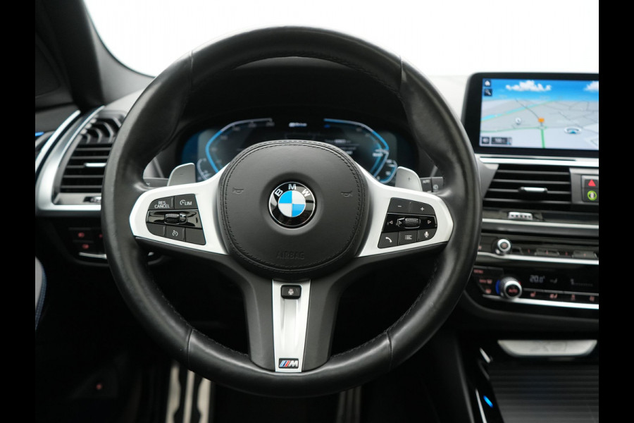 BMW X3 xDrive30e M Sport PHEV 293pk Dealer O.H. | Trekhaak Af Fabriek | Panodak | Head Up | 360 Camera | Adaptief Onderstel | Lederen Sportstoelen Memory & Verwarmd | Sfeerverlichting | Stuur Verwarmd | Keyless | Blis | Apple Carplay | Plug In Hybrid |