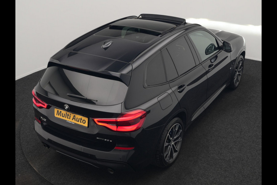 BMW X3 xDrive30e M Sport PHEV 293pk Dealer O.H. | Trekhaak Af Fabriek | Panodak | Head Up | 360 Camera | Adaptief Onderstel | Lederen Sportstoelen Memory & Verwarmd | Sfeerverlichting | Stuur Verwarmd | Keyless | Blis | Apple Carplay | Plug In Hybrid |