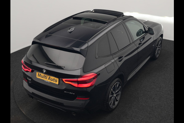 BMW X3 xDrive30e M Sport PHEV 293pk Dealer O.H. | Trekhaak Af Fabriek | Panodak | Head Up | 360 Camera | Adaptief Onderstel | Lederen Sportstoelen Memory & Verwarmd | Sfeerverlichting | Stuur Verwarmd | Keyless | Blis | Apple Carplay | Plug In Hybrid |