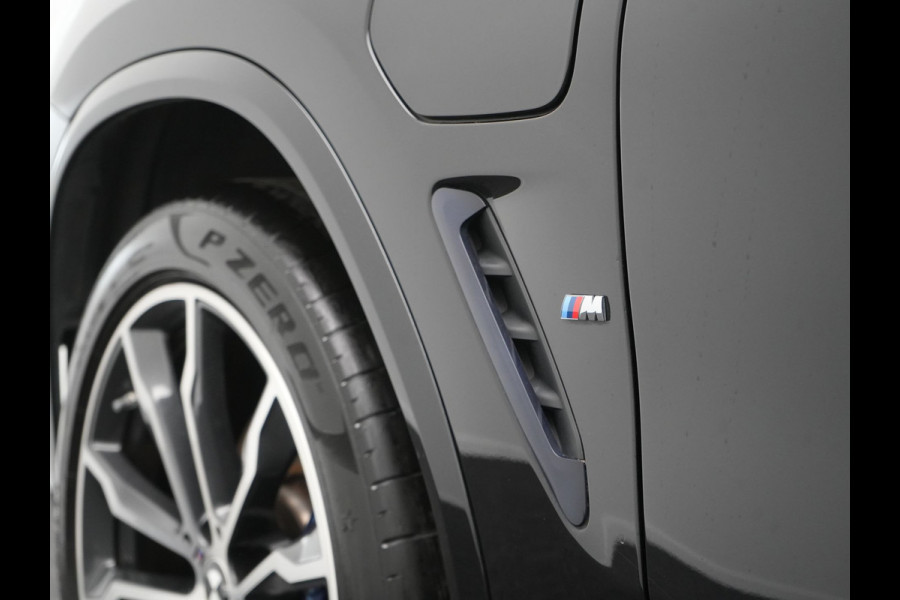 BMW X3 xDrive30e M Sport PHEV 293pk Dealer O.H. | Trekhaak Af Fabriek | Panodak | Head Up | 360 Camera | Adaptief Onderstel | Lederen Sportstoelen Memory & Verwarmd | Sfeerverlichting | Stuur Verwarmd | Keyless | Blis | Apple Carplay | Plug In Hybrid |