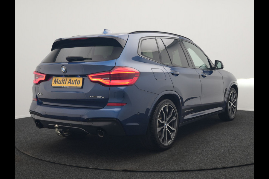 BMW X3 xDrive30e M Sport PHEV 293pk Dealer O.H. | Trekhaak Af Fabriek | Head Up | Camera | Sportstoelen Verwarmd | Harman & Kardon | Keyless | Blis | Apple Carplay | Sfeerverlichting | Cruise Control | 20''L.M. | Navigatie | DAB | Plug In Hybrid |