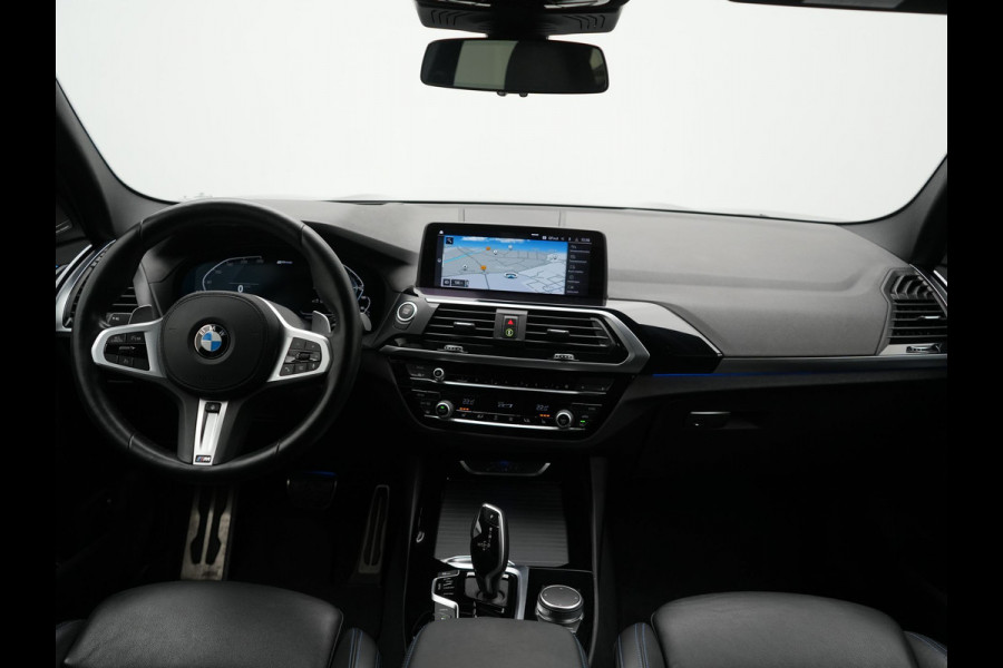 BMW X3 xDrive30e M Sport PHEV 293pk Dealer O.H. | Trekhaak Af Fabriek | Head Up | Camera | Sportstoelen Verwarmd | Harman & Kardon | Keyless | Blis | Apple Carplay | Sfeerverlichting | Cruise Control | 20''L.M. | Navigatie | DAB | Plug In Hybrid |