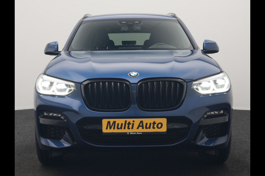 BMW X3 xDrive30e M Sport PHEV 293pk Dealer O.H. | Trekhaak Af Fabriek | Head Up | Camera | Sportstoelen Verwarmd | Harman & Kardon | Keyless | Blis | Apple Carplay | Sfeerverlichting | Cruise Control | 20''L.M. | Navigatie | DAB | Plug In Hybrid |
