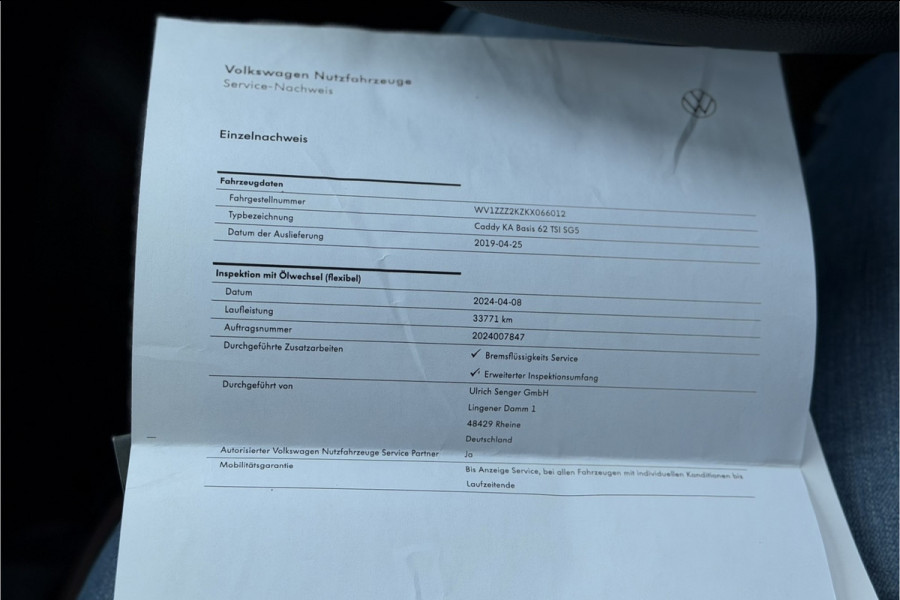 Volkswagen Caddy 1.2 TSI L1H1 140PK | Leder | Camera | Carplay