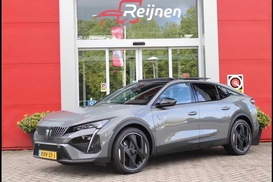 Peugeot 408 1.6 HYbrid 225PK EAT8 GT | PANORAMA SCHUIF/KANTEL DAK | FOCAL PREMIUM AUDIO SYSTEM | STUUR VERWARMING | SFEER VERLICHTING | 20" LICHTMETALEN VELGEN | ELEKTRISCH BEDIENBARE ACHTERKLEP | LED MATRIX KOPLAMPEN | 360° CAMERA | PARKEERSENSOREN VOOR + ACHTER | DRAADLOZE TELEFOONLADER | DRAADLOZE APPLE CARPLAY/ANDROID AUTO | NAVIGATIE | DODEHOEK DETECTIE | ADAPTIVE CRUISE CONTROL |