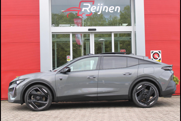 Peugeot 408 1.6 HYbrid 225PK EAT8 GT | PANORAMA SCHUIF/KANTEL DAK | FOCAL PREMIUM AUDIO SYSTEM | STUUR VERWARMING | SFEER VERLICHTING | 20" LICHTMETALEN VELGEN | ELEKTRISCH BEDIENBARE ACHTERKLEP | LED MATRIX KOPLAMPEN | 360° CAMERA | PARKEERSENSOREN VOOR + ACHTER | DRAADLOZE TELEFOONLADER | DRAADLOZE APPLE CARPLAY/ANDROID AUTO | NAVIGATIE | DODEHOEK DETECTIE | ADAPTIVE CRUISE CONTROL |