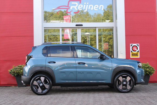 Fiat Grande Panda 1.2 110PK Hybrid LA PRIMA | WINTERPACK: STOEL/STUUR/VOORRUIT VERWARMING | DRAADLOZE APPLE CARPLAY/ANDROID AUTO | NAVIGATIE | ACHTERUITRIJCAMERA | PARKEERSENSOREN VOOR + ACHTER | DRAADLOZE TELEFOONLADER | LED KOPLAMPEN | CLIMATE CONTROL | 17" LICHTMETALEN VELGEN | PRIVACY GLASS | ACHTERSPOILER | CRUISE CONTROL |