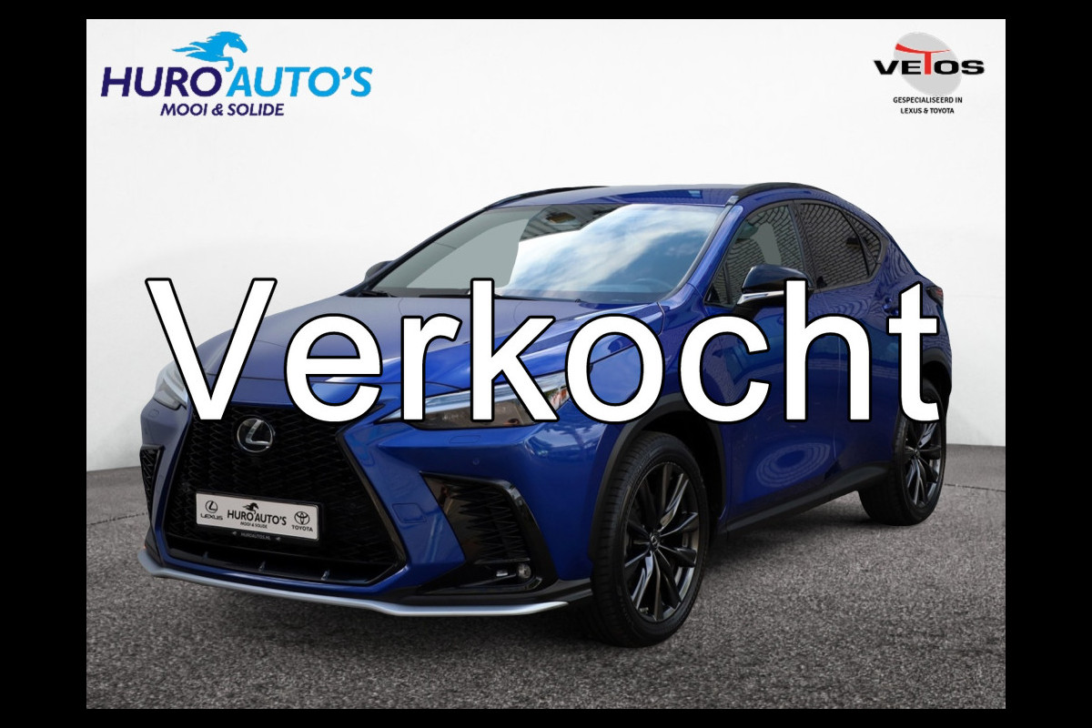 Lexus NX 450h+ AWD F Sport Line | 360 Camera | Head Up | Stoelventilatie