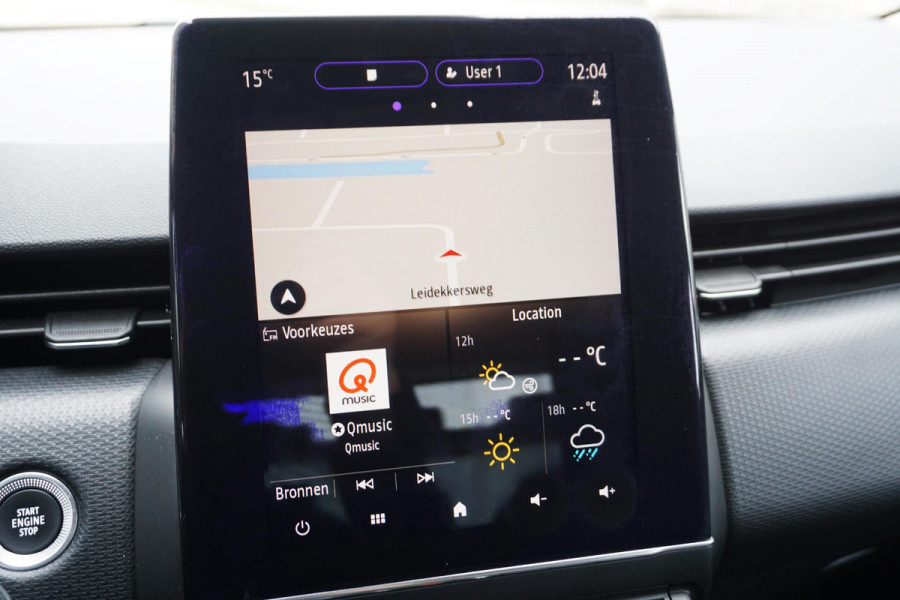 Renault Clio 1.0 TCe Intens/Half leer/Groot navigatie/Carplay/ Camera.