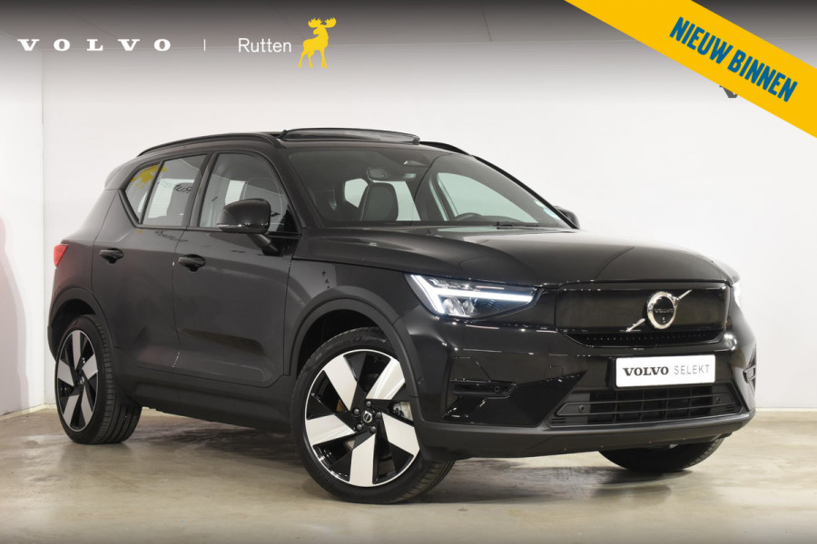 Volvo EX40 Single Motor Extended Range Ultra 82 kWh Navigatie / 360 Camera / 20'' velgen / Panorama schuif-kanteldak / Harman Kardon / Elektrisch verstelbare stoelen met geheugen / Stoelverwarming / Stuurverwarming